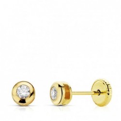 18K PENDIENTES ORO AMARILLO...