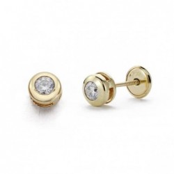 18K PENDIENTES ORO AMARILLO...