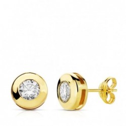 18K PENDIENTES ORO AMARILLO...