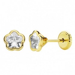 18K PENDIENTES ORO AMARILLO...