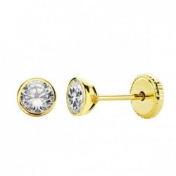 18K PENDIENTES ORO AMARILLO...