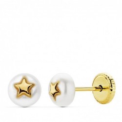 18K PENDIENTES ORO AMARILLO...