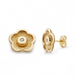 18K PENDIENTES ORO AMARILLO...