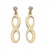 18K PENDIENTES INFINITY 20 X 6 MM.