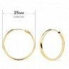 18K AROS ORO AMARILLO MEDIA CAÑA LISOS LIGEROS 23 X 3 MM.