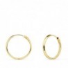 18K AROS ORO AMARILLO MEDIA CAÑA LISOS LIGEROS 18 X 2 MM.