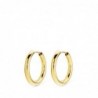 18K AROS ORO AMARILLO REDONDOS LISOS LIGEROS 16 X 2 MM.