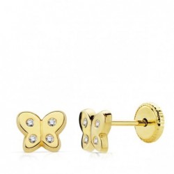 18K PENDIENTES ORO AMARILLO...