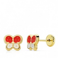 18K PENDIENTES ORO AMARILLO...