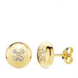 18K PENDIENTES ORO AMARILLO...