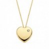 18K COLGANTE CORAZON CIRCONITAS CADENA