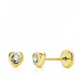 18K PENDIENTES ORO AMARILLO...