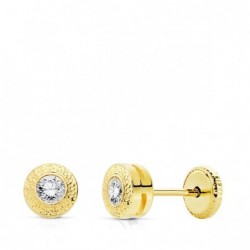 18K PENDIENTES ORO AMARILLO...