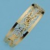 18K PULSERA CALADA MOTIVOS. 11.85 GRS.