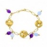18K PULSERA ORO AMARILLO ESLABONES CON MOTIVOS. ANCHO: 16 MM. LARGO: 19 CM