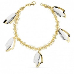 18K PULSERA BICOLOR...