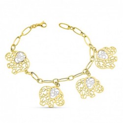 18k PULSERA BICOLOR...