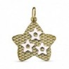 18K COLGANTE ORO BICOLOR 32 X 31 MM