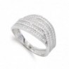 18K SORTIJA ORO BLANCO Y CIRCONITAS