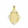 18K CERCO CALADO OVAL. 31 X 22 MM.