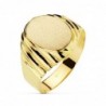 18K SELLO ORO AMARILLO CABALLERO TALLADO. 18K