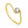 18K SOLITARIO ORO AMARILLO 4MM.