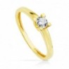 18K SOLITARIO ORO AMARILLO 4MM.