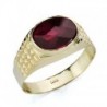 18K SELLO PIEDRA OVAL 10 X 8MM. RUBI SPINEL