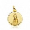 18K MEDALLA VIRGEN DEL SALIENTE 18 MM