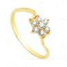 18K SORTIJA CIRCONITAS CUAJO 7 MM.