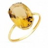18K SORTIJA ORO AMARILLO PIEDRA OVAL 14X10MM COLOR CITRINO