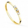 18K SORTIJA ORO AMARILLO AGUAMARINA Y CIRCONITAS. ANCHO CUERPO: 1,2MM