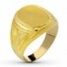 18K SELLO ORO AMARILLO LABRADO.