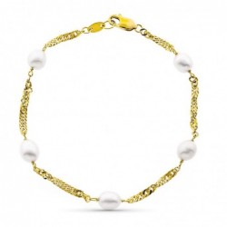 18K PULSERA ORO AMARILLO 19...