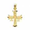 18K CRUZ DE COVADONGA PEQUEÑA 30 X 25 MM