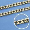 18K CADENA BARBADA HUECA 60 CM 7 MM.
