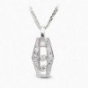 18K GARGANTILLA ORO BLANCO Y CIRCONITAS