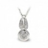 18K GARGANTILLA ORO BLANCO Y CIRCONITAS