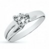18K SOLITARIO ORO BLANCO CIRCONITA. 3.25 GRS 5 MM.@