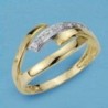 18K SORTIJA BICOLOR CIRCONITAS