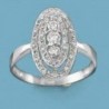 18K SORTIJA ORO BLANCO Y CIRCONITAS