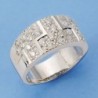 18K SORTIJA ORO BLANCO CIRCONITAS.