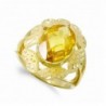 18K SORTIJA PIEDRA OVAL TOPACIO 14 X 10MM