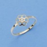 18K SORTIJA COMUNION FLOR CIRCONITA