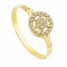 18K SORTIJA ORO AMARILLO CIRCONITAS 8MM. COMUNION